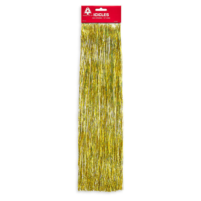 3771002 - Gold Icicles, 500 Strands