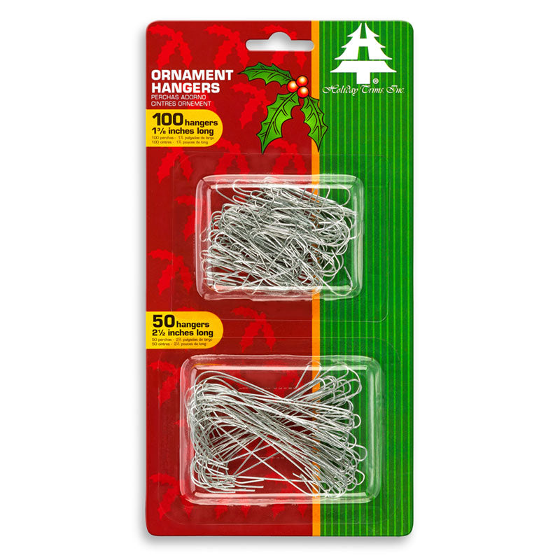3927000 - Combo Ornament Hooks, 150 Ct., Silver