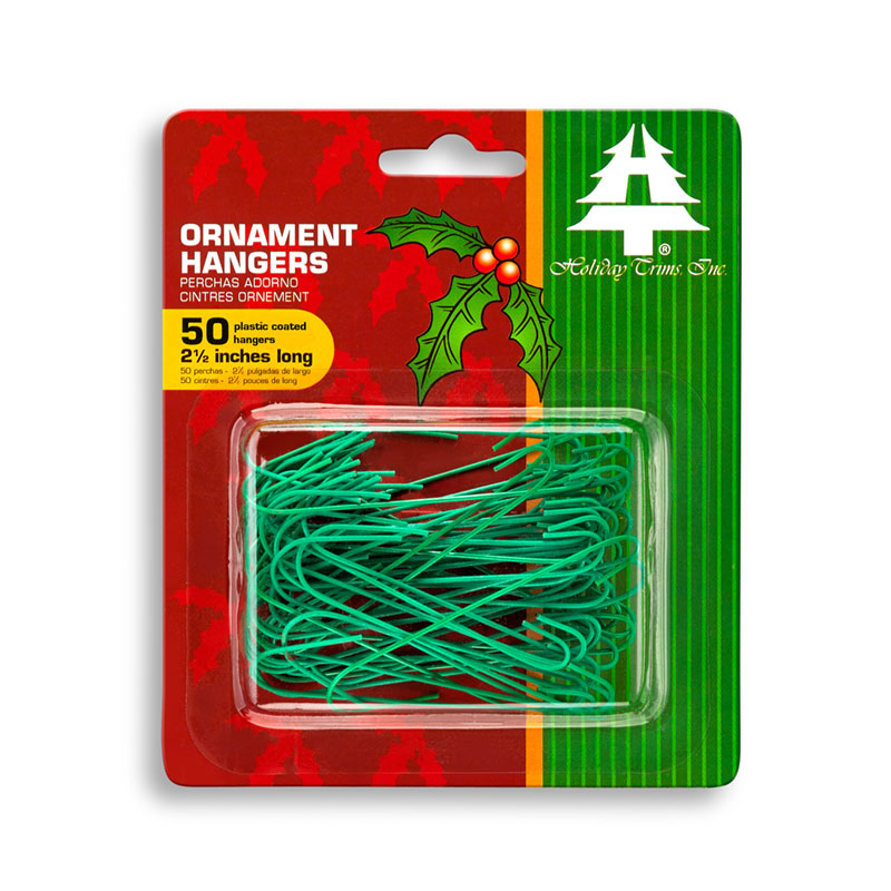 3929000 - Giant Ornament Hooks, 50 Ct., Green