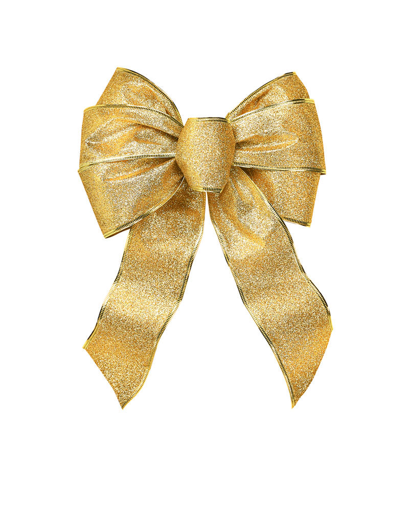 6166 - Christmas Bow Assortment – Red, Silver & Gold Glitter Bows