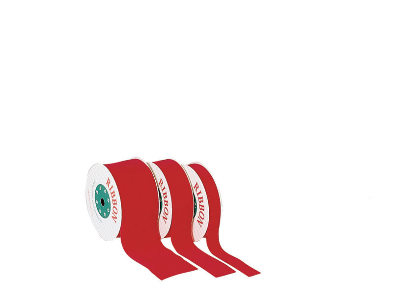 6302 - Red Velvet Ribbon – Spooled, 2.25" x 6'