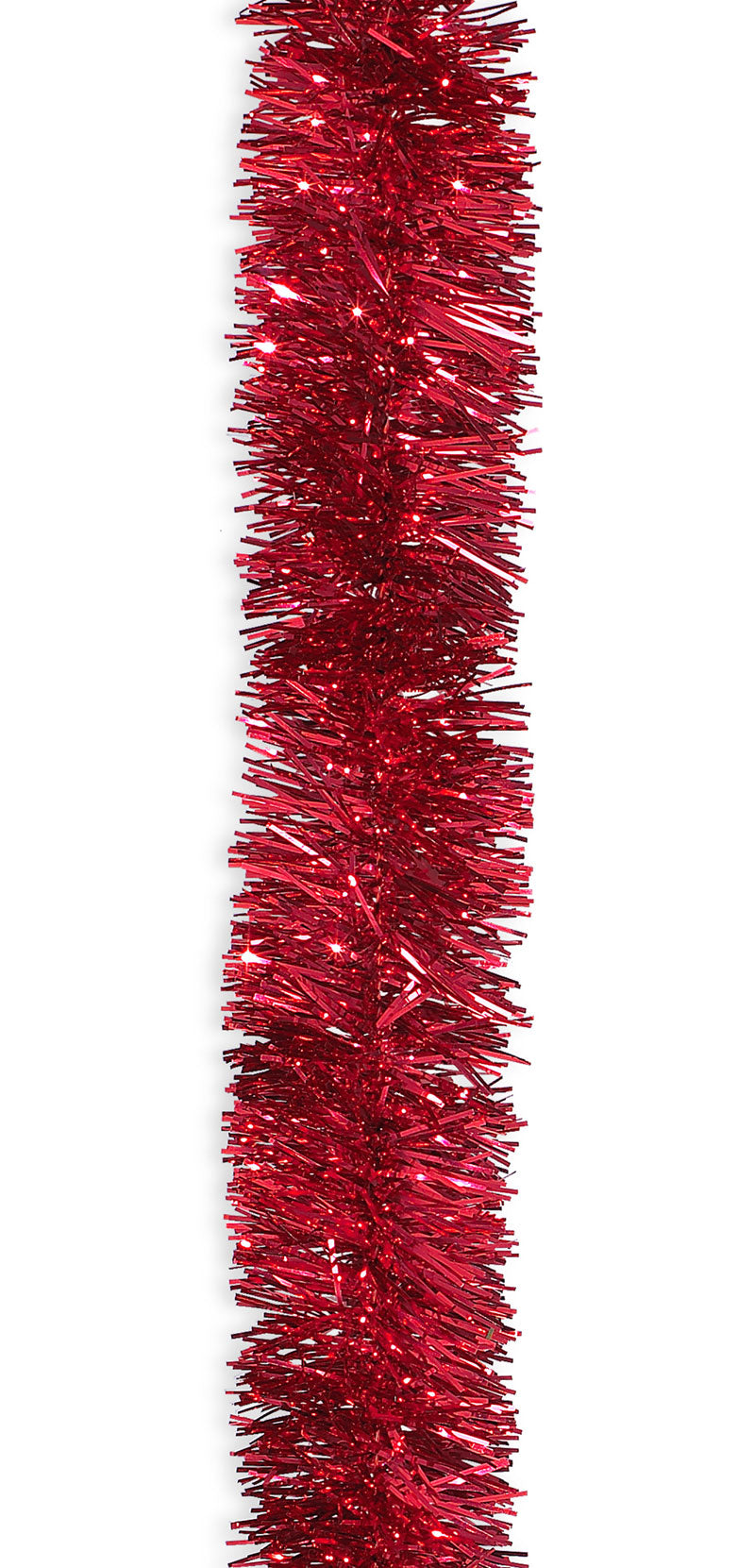 3434003 - Cascade Red 2.25" x 15' Tinsel