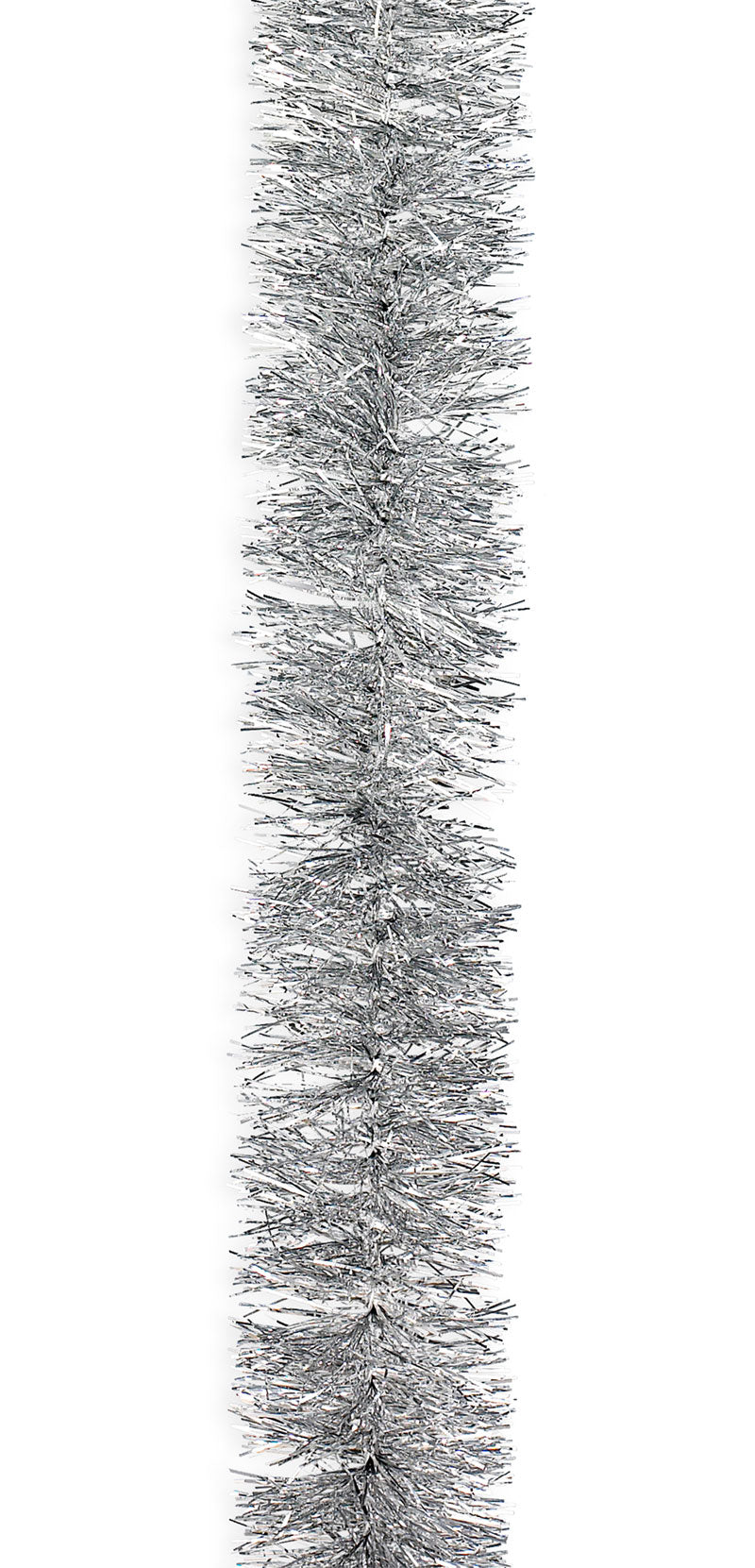 3434001 - Cascade Silver 2.25" x 15' Tinsel