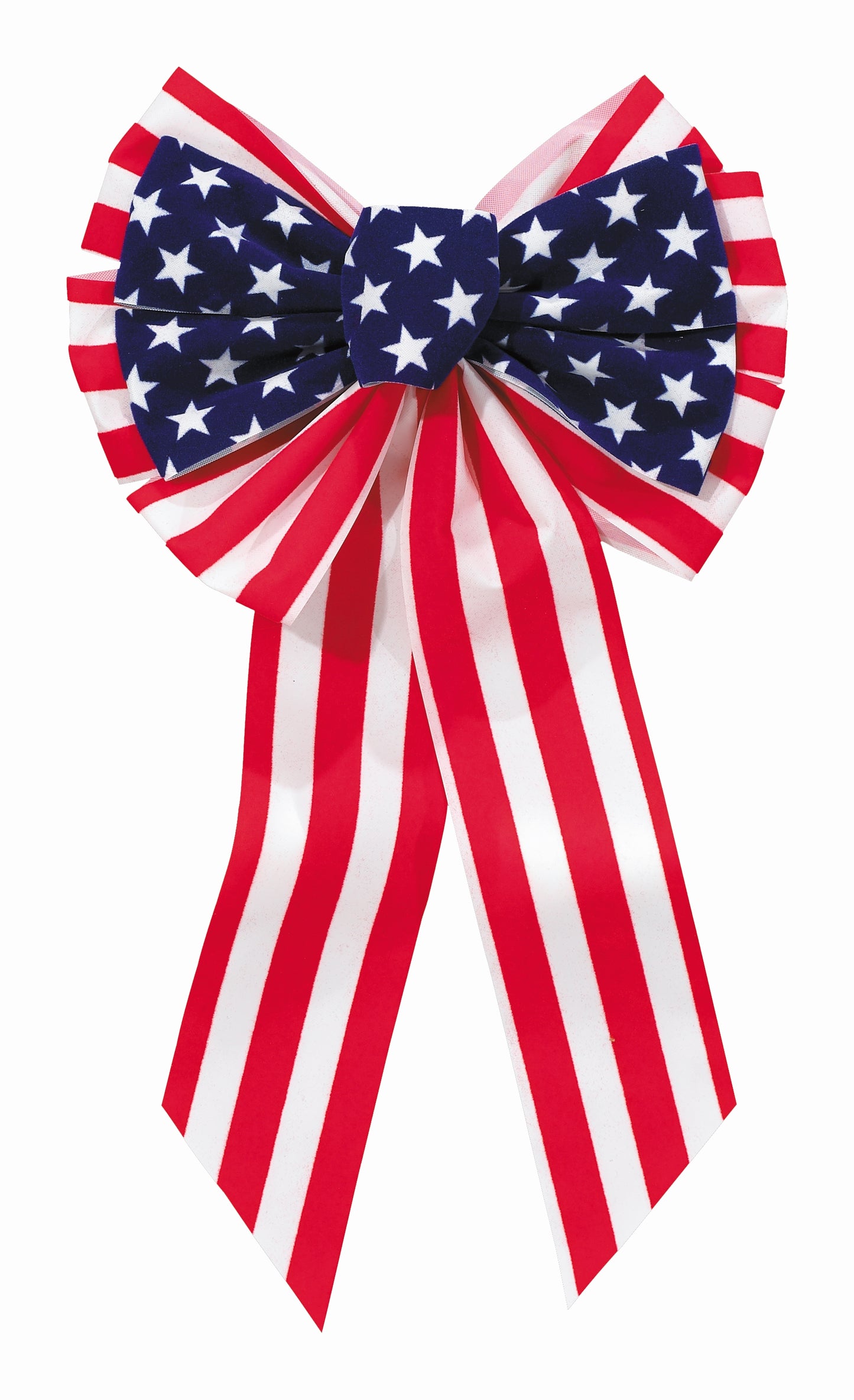 8306 Patriotic Bow – 11‑Loop, 10" x 18"